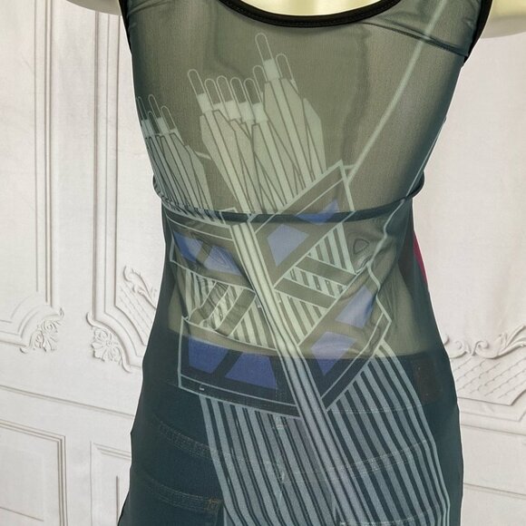 WeLoveFine x Marvel Avengers Age of Ultron Hawkeye Tunic Top Mesh Back Small - Picture 6 of 6